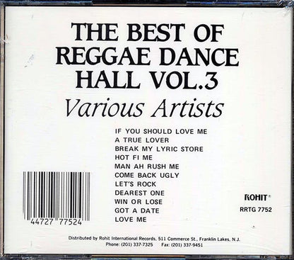 General Trees, Yellowman, Shelly Thunder, Etc. - The Best Of Reggae Dance Hall Volume 3 (CD)