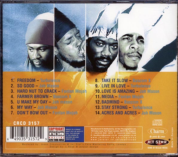 Turbulence, Jah Mason, Fantan Mojah, Bascom X - Young Lions Volume 2 (CD)
