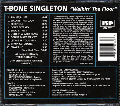T-Bone Singleton - Walkin' The Floor (CD)