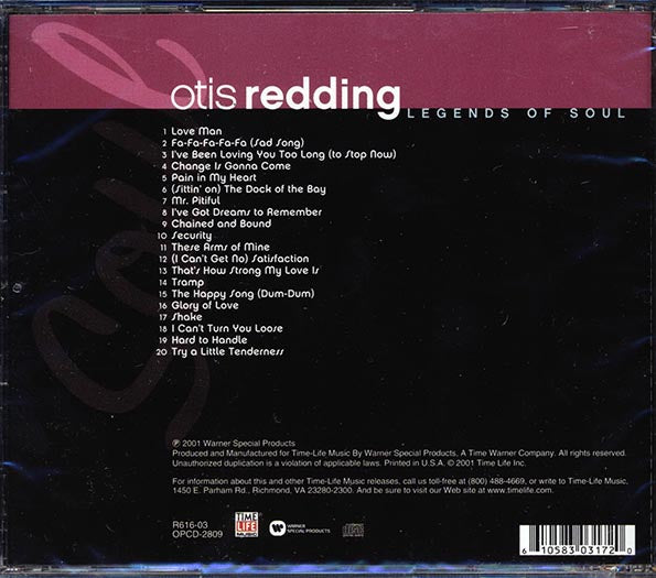 Otis Redding - Legends Of Soul (CD)
