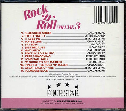 Bo Diddley, Carl Perkins, Lloyd Price, Etc. - Rock 'N' Roll Volume 3 (CD)