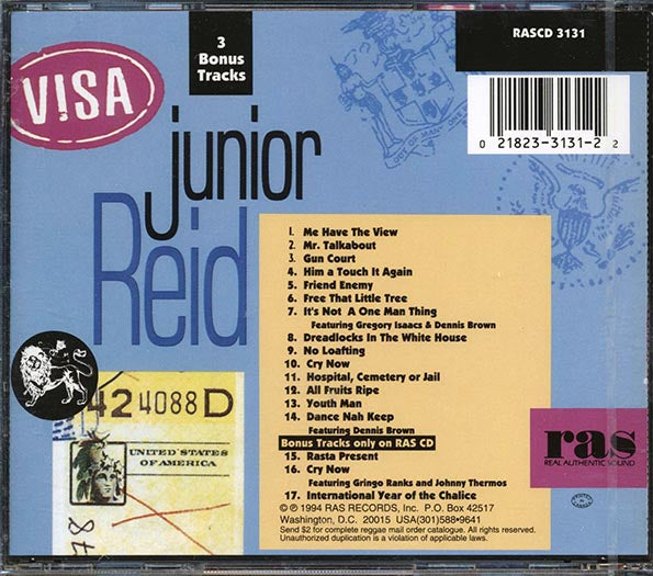 Jr. Reid - Visa (CD)