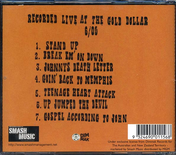 Soledad Brothers - Live At The Gold Dollar 6/00 (CD)