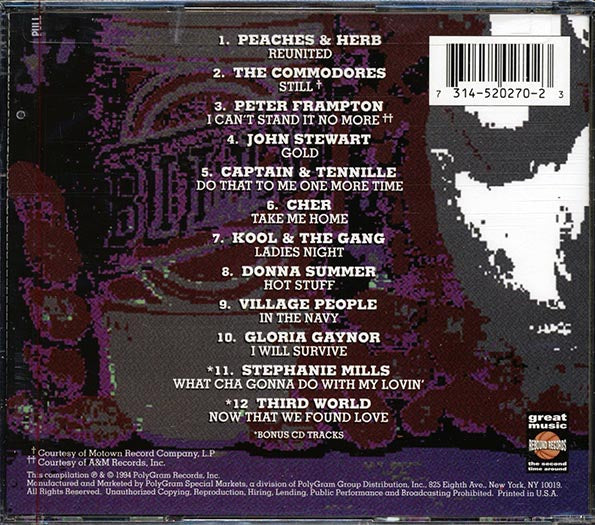 Peaches & Herb, The Commodores, Peter Frampton, John Stewart, Etc. - Class Reunion '79: Greatest Hits Of 1979 (CD)