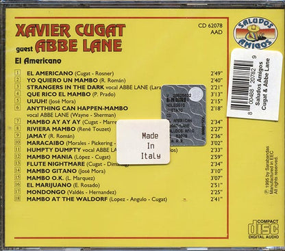 Xavier Cugat, Abbe Lane - El Americano (CD)