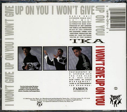 TKA - I Won't Give Up On You (CD)
