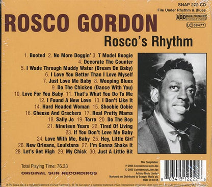 Rosco Gordon - Rosco's Rhythm (CD)
