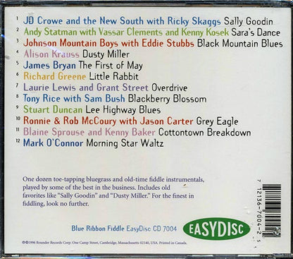 JD Crowe, Ricky Skaggs, Alison Krauss, Etc. - Blue Ribbon Fiddle (CD)