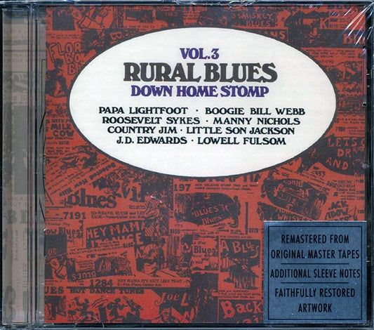 Papa Lightfoot, Boogie Bill Webb, JD Edwards, Etc. - Rural Blues Volume 3: Down Home Stomp (CD)