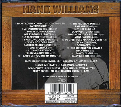 Hank Williams - Lost Highway (CD)