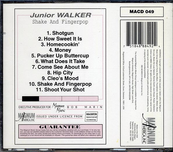 Jr. Walker - Shake And Fingerpop (CD)