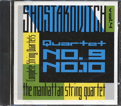 Shostakovitch, Manhattan String Quartet - Complete String Quartets Vol. 4: Nos. 9,10 (CD)