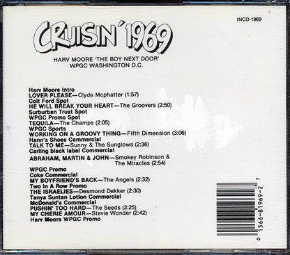 Harv Moore, Clyde McPhatter, The Groovers, Etc. - Cruisin' 1969 (CD)