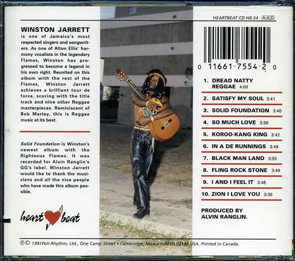 Winston Jarrett - Solid Foundation (CD)