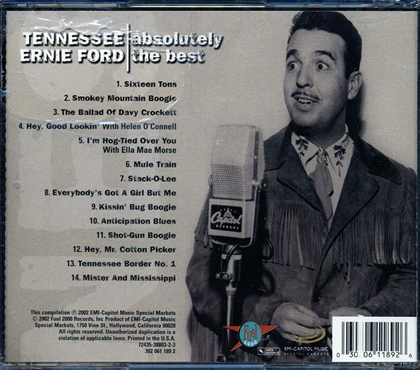 Tennessee Ernie Ford - Absolutely The Best (CD)
