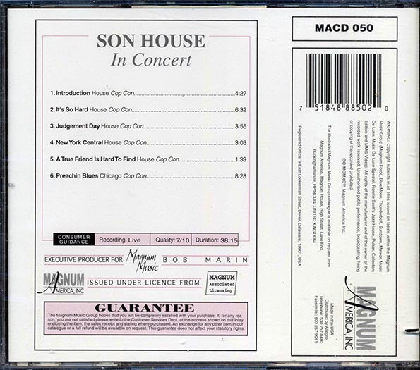 Son House - In Concert (CD)