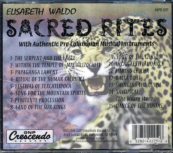 Elisabeth Waldo - Sacred Rites (CD)