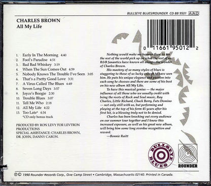 Charles Brown - All My Life (CD)