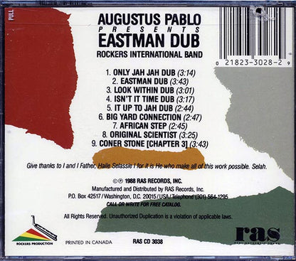 Augustus Pablo - Eastman Dub (CD)