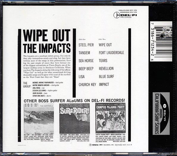 The Impacts - Wipe Out (CD)