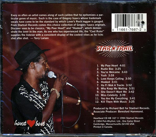 Gregory Isaacs - My Poor Heart (CD)