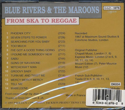 Blue Rivers & The Maroons - From Ska To Reggae (CD)