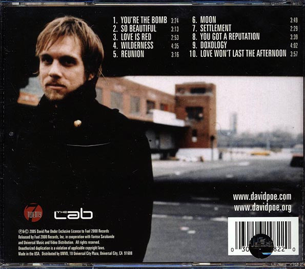 David Poe - Love Is Red (CD)