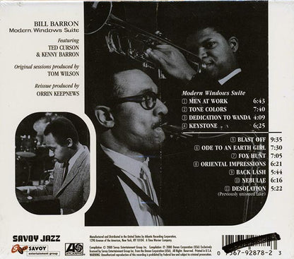 Bill Barron - Modern Windows Suite (CD)