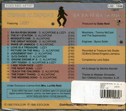 Dennis Alcapone, Lizzy - Ba-Ba-Ri-Ba Skank (CD)