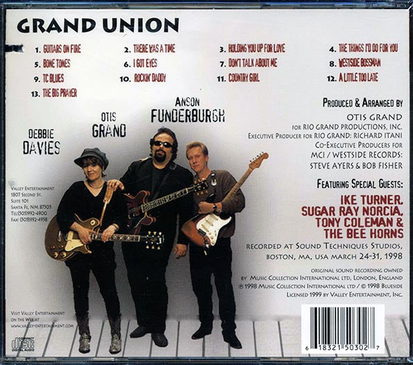Otis Grand, Anson Funderburgh, Debbie Davies - Grand Union (CD)
