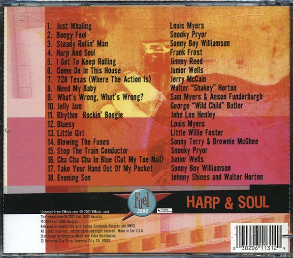 Louis Myers, Snooky Pryor, Frank Frost, Etc. - Harp & Soul (marked/ltd stock) (CD)