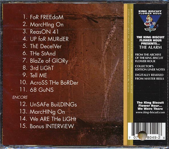 The Alarm - Live On The King Biscuit Flower Hour (+4 bonus tracks) (CD)