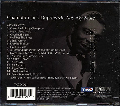 Champion Jack Dupree, Muddy Waters - Me And My Mule (CD)