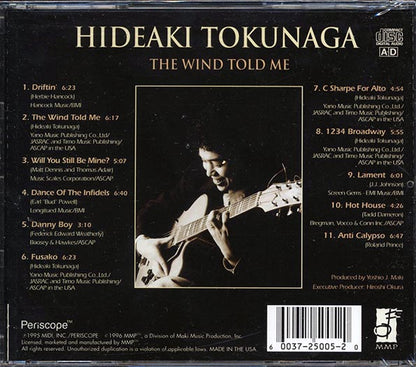 Hideaki Tokunaga - The Wind Told Me (CD)