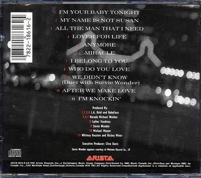 Whitney Houston - I'm Your Baby Tonight (CD)