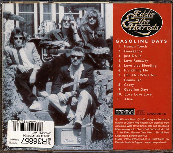 Eddie & The Hotrods - Gasoline Days (CD)