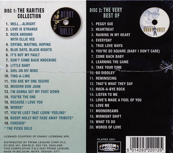 Buddy Holly - 39 Golden Greats Featuring The Picks (39 tracks) (CD)