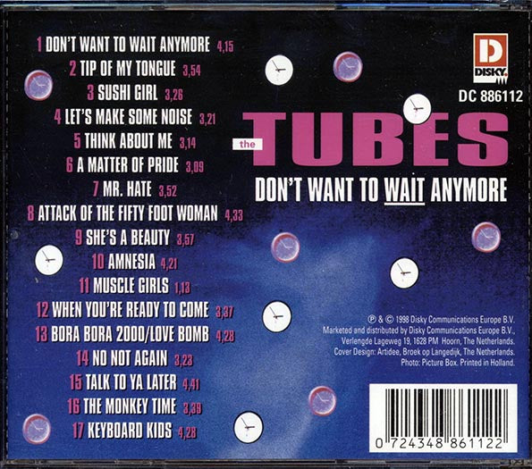 The Tubes - Don't Want To Wait Anymore (CD)