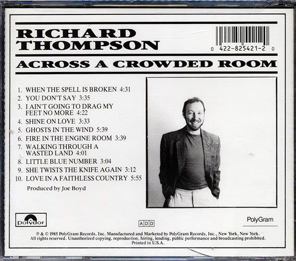 Richard Thompson - Across A Crowded Room (CD)
