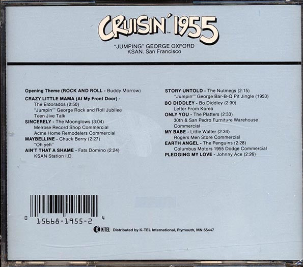 The Eldorados, The Moonglows, Chuck Berry, Etc. - Cruisin' 1955 (CD)