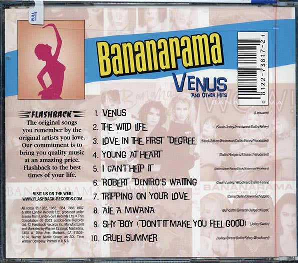 Bananarama - Venus And Other Hits (CD)
