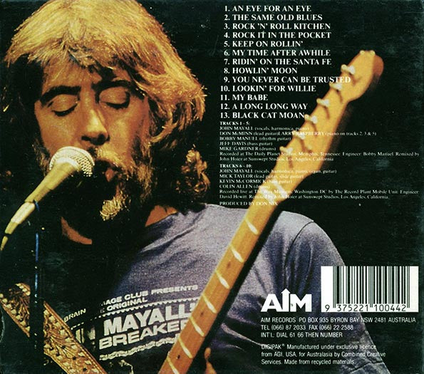 John Mayall, Mick Taylor - Return Of The Bluesbreakers (CD)