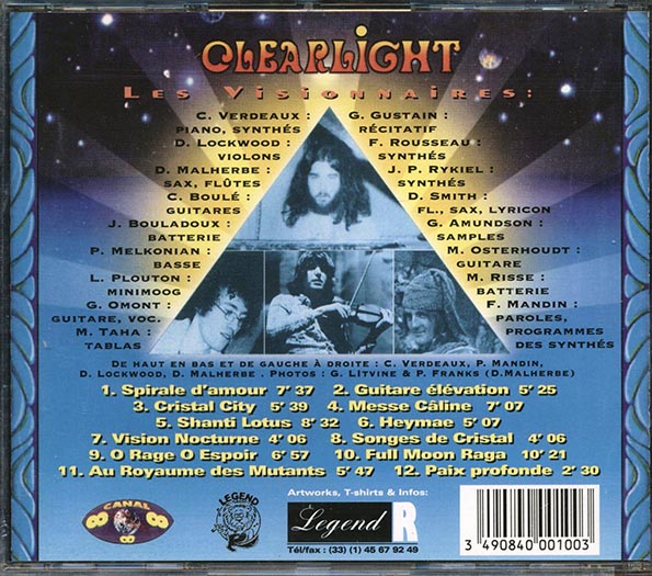 Clearlight, Cyrille Verdeaux  - Visions (CD)