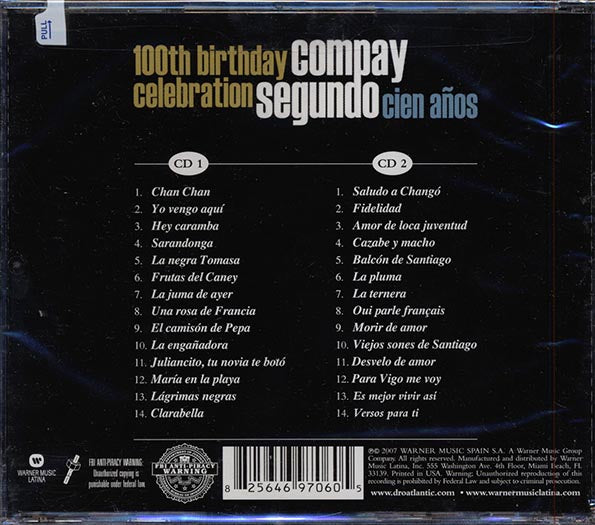Compay Segundo - Cien Anos: SPecial Edition 100th Birthday Celebration (CD)