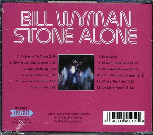 Bill Wyman - Stone Alone (CD)