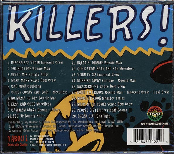 Prezident Brown, Yami Bolo, Capleton, Luciano, Etc. - Sly & Robbie Dance Hall Killers (CD)