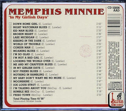 Memphis Minnie - In My Girlish Days (CD)