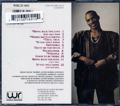 Sanchez - Bring Back The Love (CD)