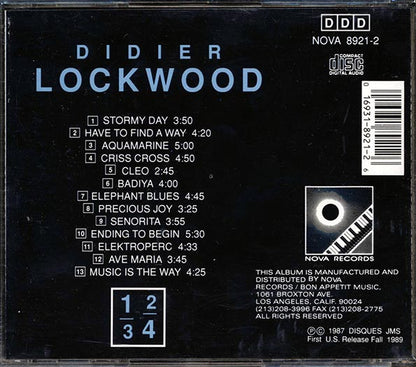 Didier Lockwood - 1 2 3 4 (CD)