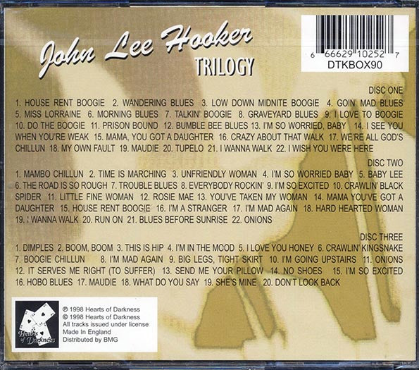 John Lee Hooker - Trilogy (64 tracks) (CD)